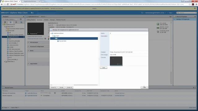 18 - VMWARE vSphere Snapshots
