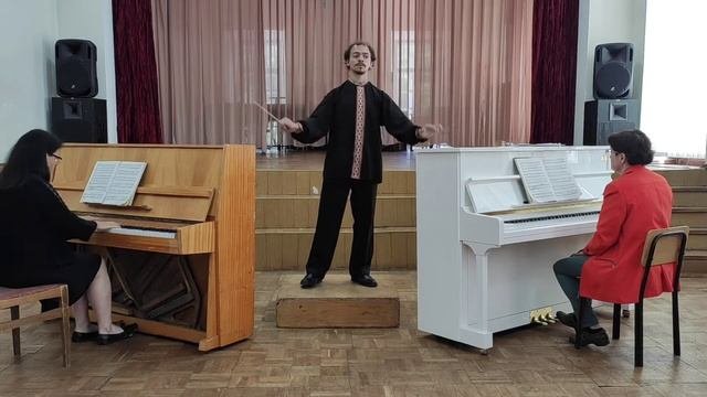 Дж. Верді. Сцена з опери 