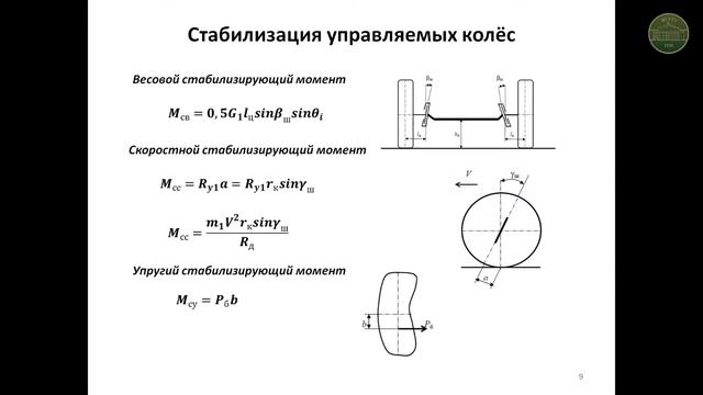 Автомобили. Плоскопараллельное движение автомобиля по дороге