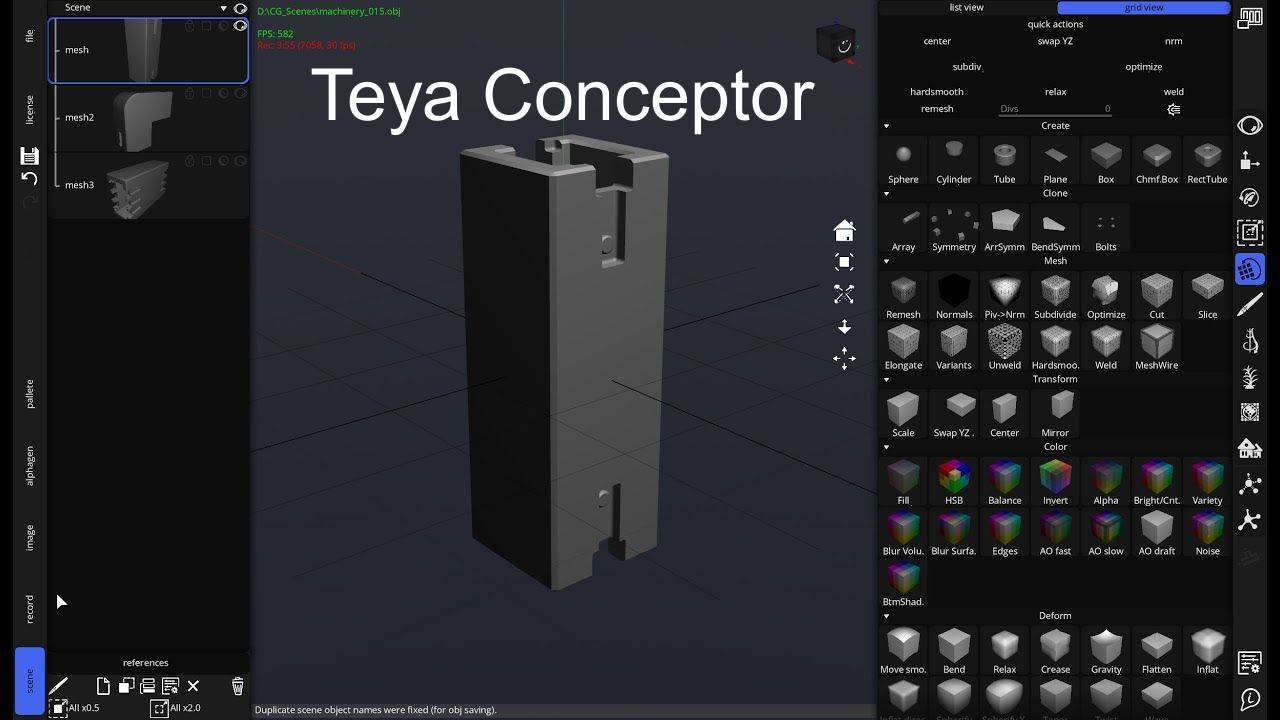 Изготовление реквизита в Teya Conceptor: оборудование - 15 часть