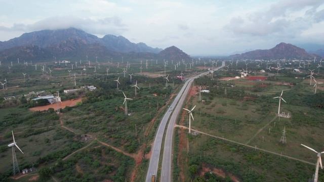 EES EAEC.The largest power plants. Muppandal Wind Park