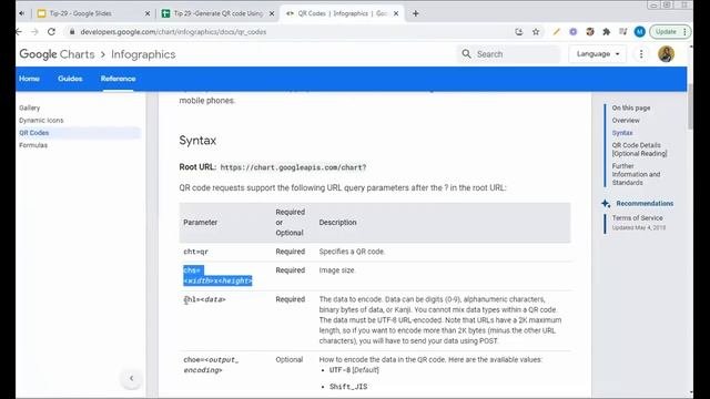 Create QR Code Using Google Sheets