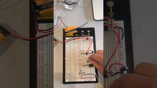 Photocell controlling pitch in Oscillator