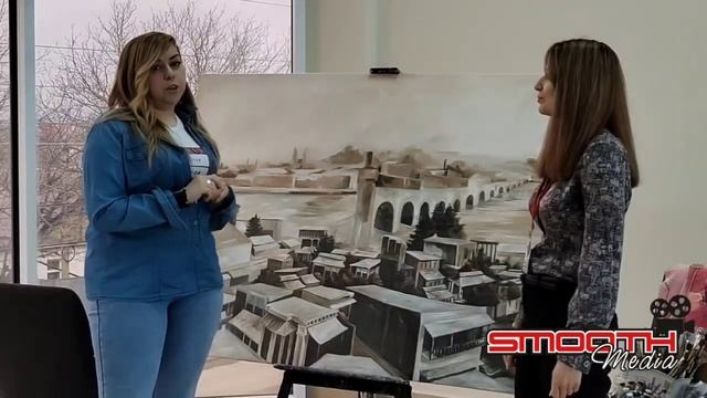 Интервью с художницей Александрой Харыбиной в г. Пятигорске Smooth.style radio