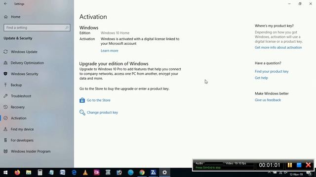 How to check if Windows 10  OS  is genuine