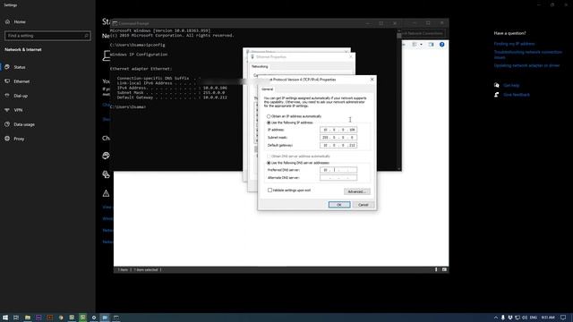 How to Change IP Address in Windows 10