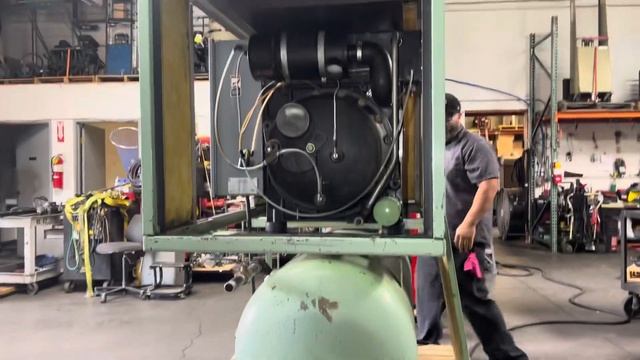 Sullair 20HP Rotary Screw Air Compressor 120 Gallon Tank 20 HP 220V 3 Phase