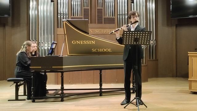 И.С.Бах - Соната для флейты E-moll. J.S.Bach - Flute Sonata E Minor BWV 1034