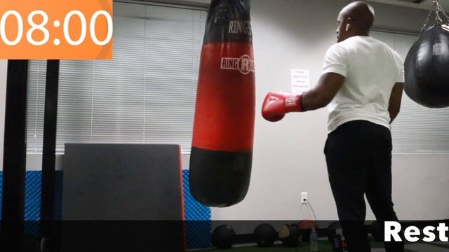 15 Minute Boxing Cardio Workout _ Heavy Bag Cardio