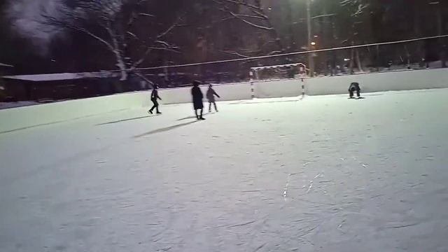 Мы с сыном на катке. Реутов. 06.01.2021