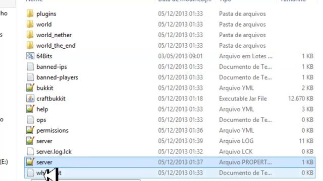 Como criar um servidor bukkit part1