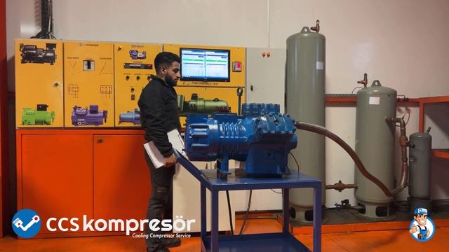 Z40-126Y FRASCOLD KOMPRESÖR ÇALIŞTIRMA TESTİ-FRASCOLD COMPRESSOR PERFORMANCE TEST-0592