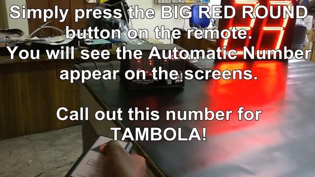 Tambola Random Number Generator instructions