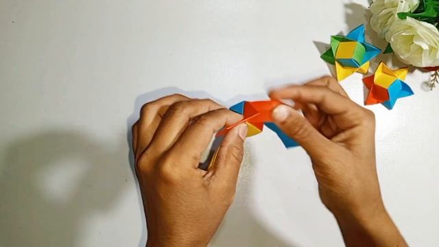 Paper Spinning Star | Easy Origami Star Fidget Spinner | Origami Spinner Star