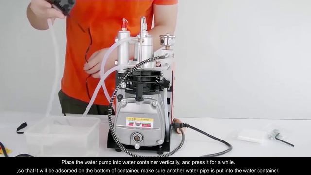 PCP Air Compressor 30Mpa 4500psi, Pressure Preset And Auto-Stop Type Using Videa