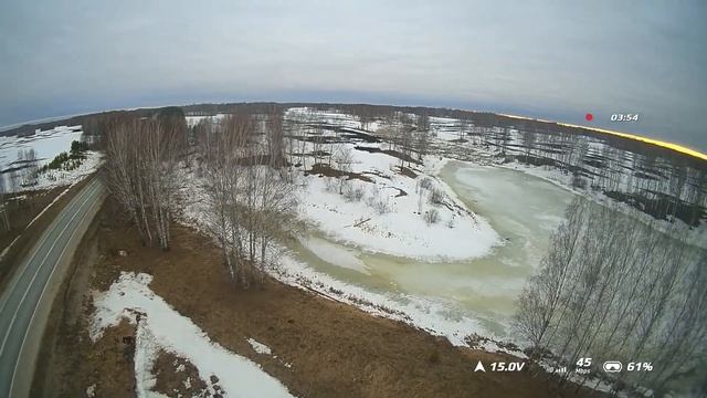 Озерцо на границе Шегарского и Кривошеинского районов 08 апреля 24г