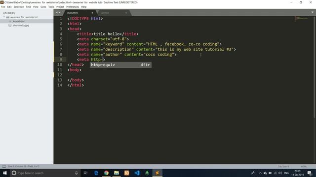 Web Designing Tutorial For Absolute Beginners #3 | What is meta tag in bengali | co-co coding