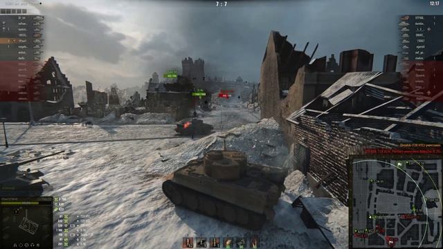 Tiger 131, Зимний Химмельсдорф, Стандартный бой