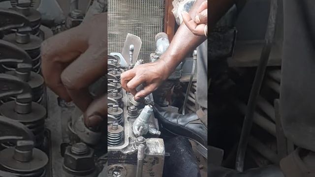 Scania engine  cylinder  head  fiting