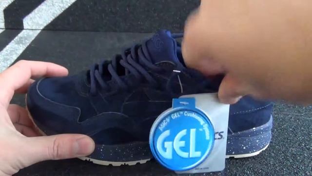 Asics Gel V Синие Замш