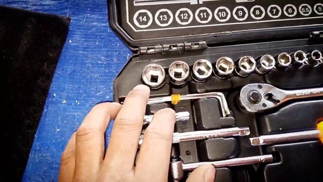 1/4 inch ingco socket set 45 pic। heavy duty ऑनलाइन से सस्ता।only hazaribagh 😲😱