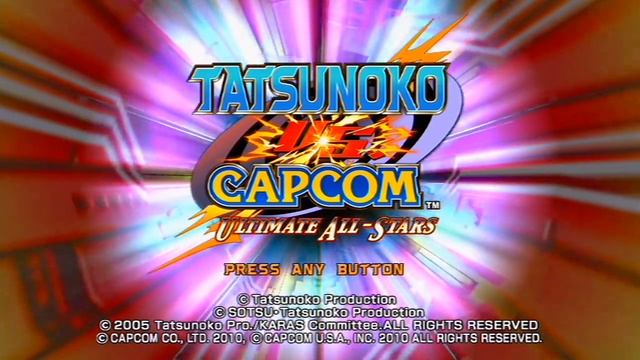 [Wii] Tatsunoko VS. Capcom - тестовая запись с компонента