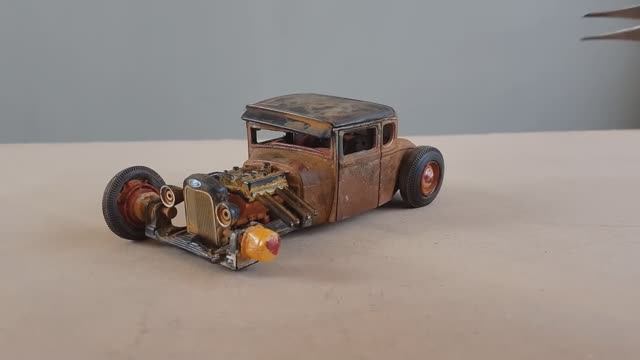 Реставрация  модельки 1929 года Ford Roaster Hot Rod