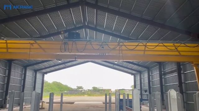 Aicrane 5 Ton European Standard Double Girder Gantry Crane Commissioning Video