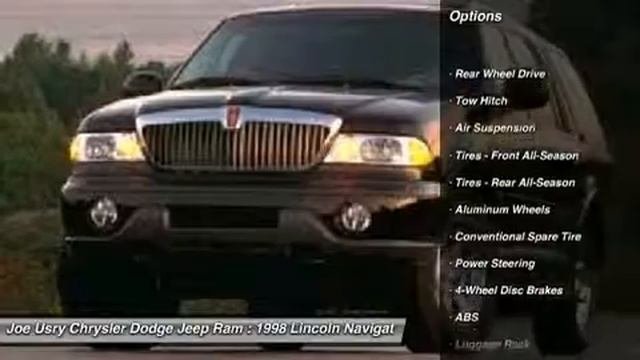 1998 LINCOLN NAVIGATOR Jackson, MS D5209A