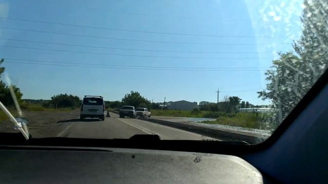 Ремонт дороги М15/Е87 поблизу с. Маяки. 15.07.2017
