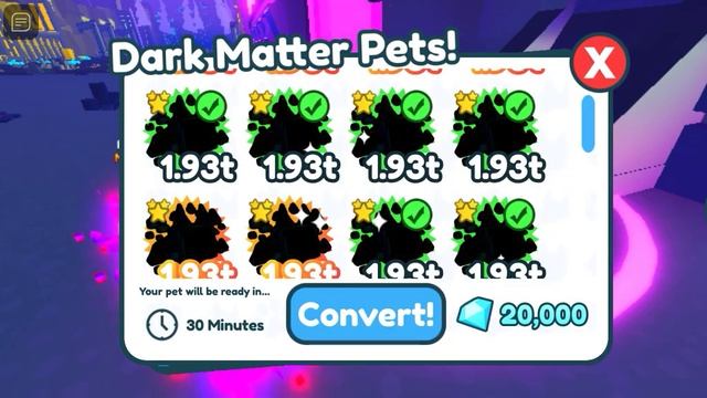 claim dark matter 404 demon, so oper power!!