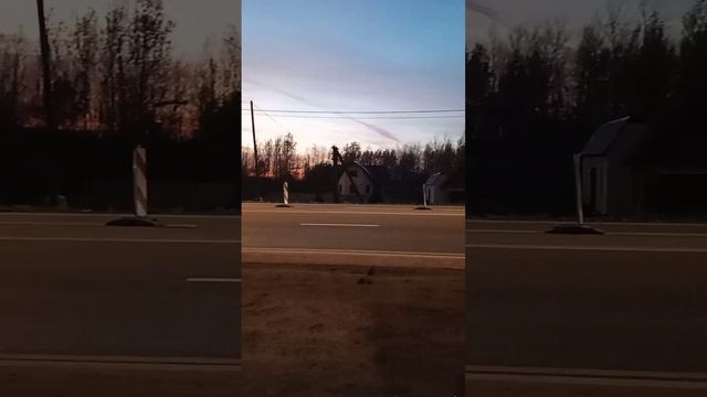 малиновый закат