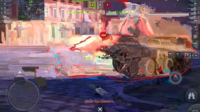 World of tanks blitz бой на B-C 25 t AP