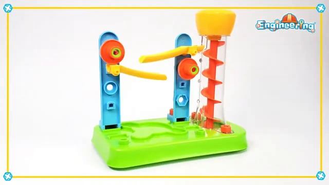 Конструктор Edu Toys Горка зигзаг с инструментами JS021