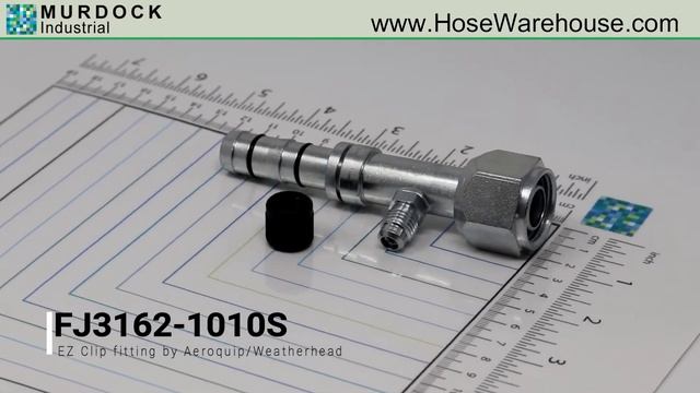 EZ Clip AC Fitting FJ3162-1010S (Eaton Weatherhead Aeroquip)