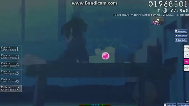 [OSU!] PESS vs t.A.T.u - All The Things She Said DnB Remix - Hard +[DT]+[HD]