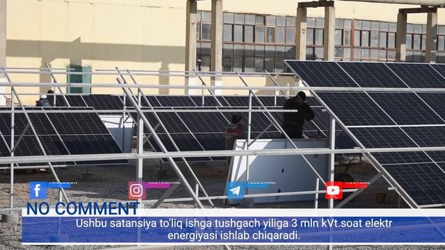Sirdaryo IESda 1200-1500 kVt quvvatga ega quyosh fotoelektr stansiyasi qurilishi boshlandi