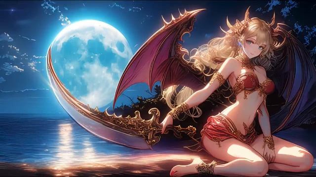 Relaxing Medieval Music –Under the moon. Fantasy Celtic Music. _Brave ambience.