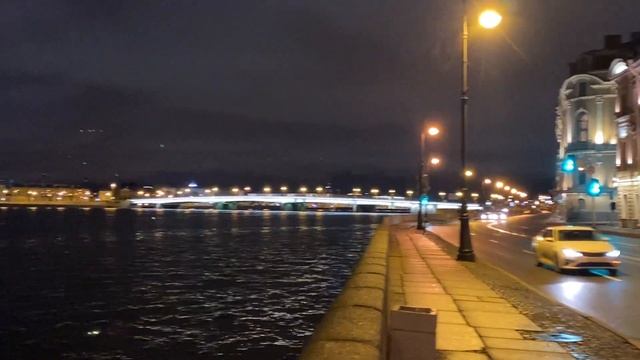 НОЧНОЙ ПИТЕР, ВИД С НАБЕРЕЖНОЙ КУТУЗОВА!!