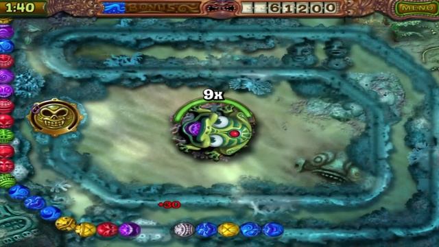 Zuma's Revenge! - Challenge (Very Hard) Undersea Undertaking - Level 1