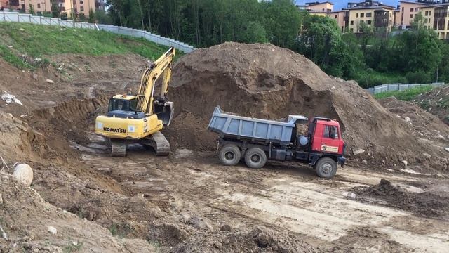 П.  Мистолово, СПб - Аренда экскаватора гусеничного.