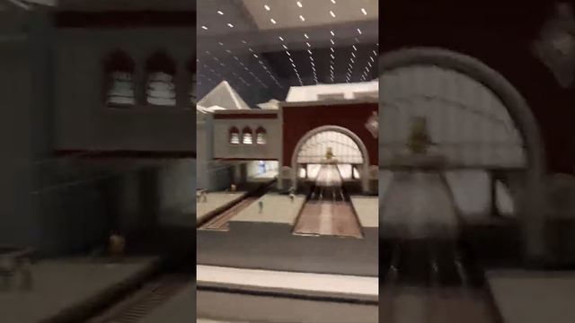 В музее РЖД сдругом,разоблочение макета