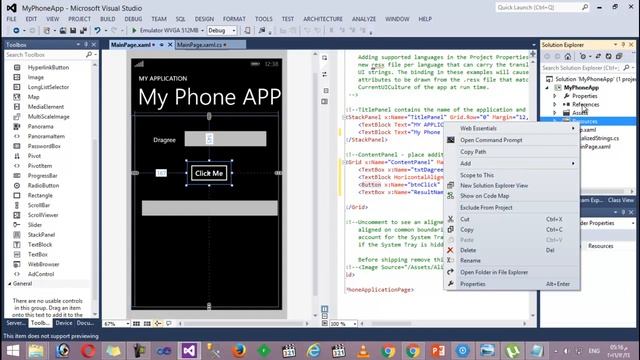 16- Web Service in Windows Phone App Consuming it