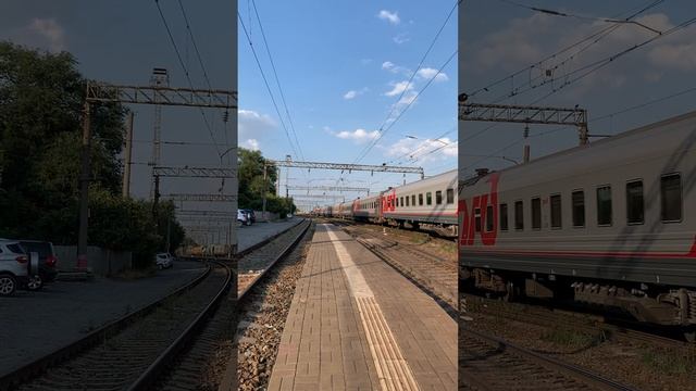 Электровоз ЭП1М-559 С поездом №156/155 Анапа-Москва