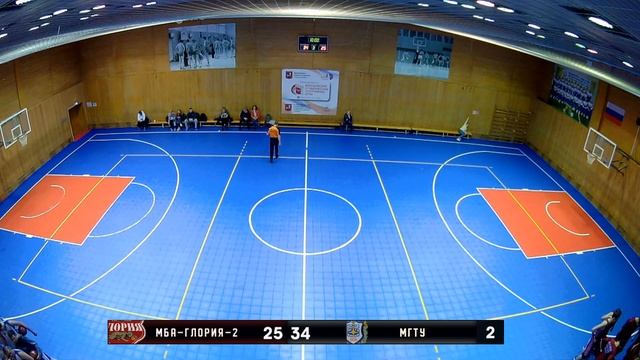 1/2 Финала за 5-8 место. МБА-Глория-2 vs МГТУ им. Н.Э. Баумана (2 игра)