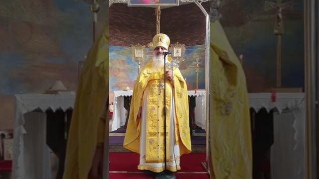 La festa di beata Ksenia di San Pietroburgo. La predica di archim. Ambrogio dopo la Divina liturgia