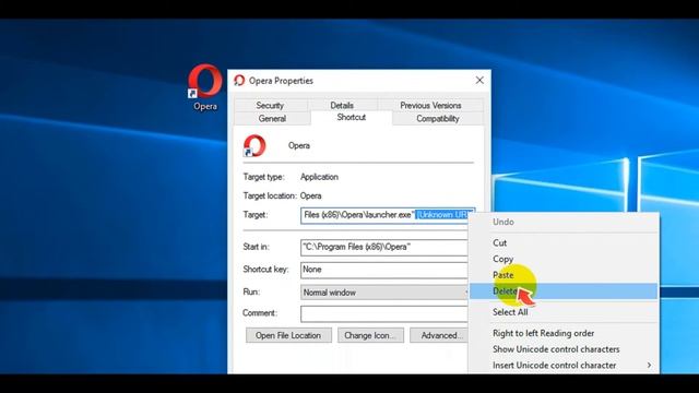 How To Clean Infected Opera Shortcuts