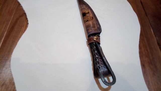 Craft magic. Ножны для кованного ножа. Изделия из натуральной кожи.