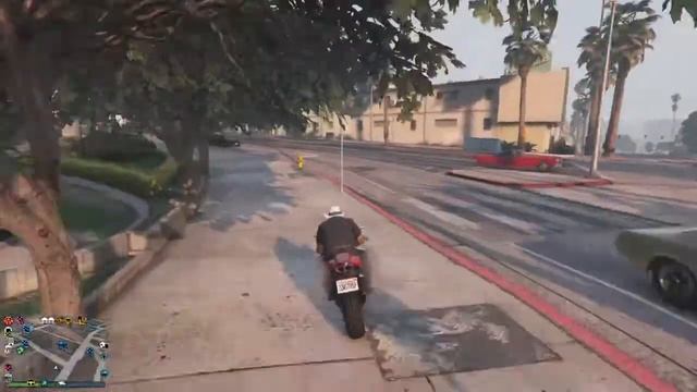 Grand Theft Auto V мото-ниньзя.