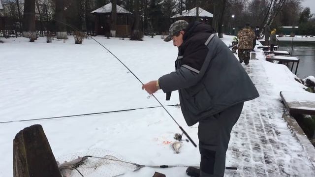 Две форели одновременно на одну снасть. РК Фишка Липки